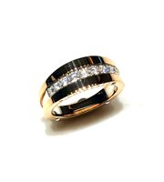Ring Chimento Woman Aeternitas in Rose Gold Diamante 1A08360BB7140